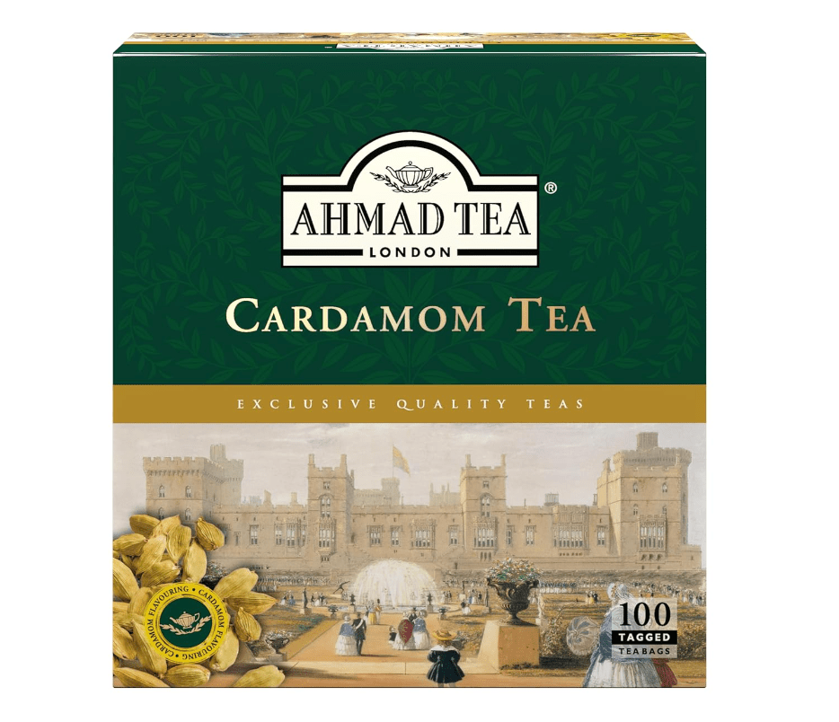 Ahmad Tea Cardamom Tea, one of the best teas for a sore throat